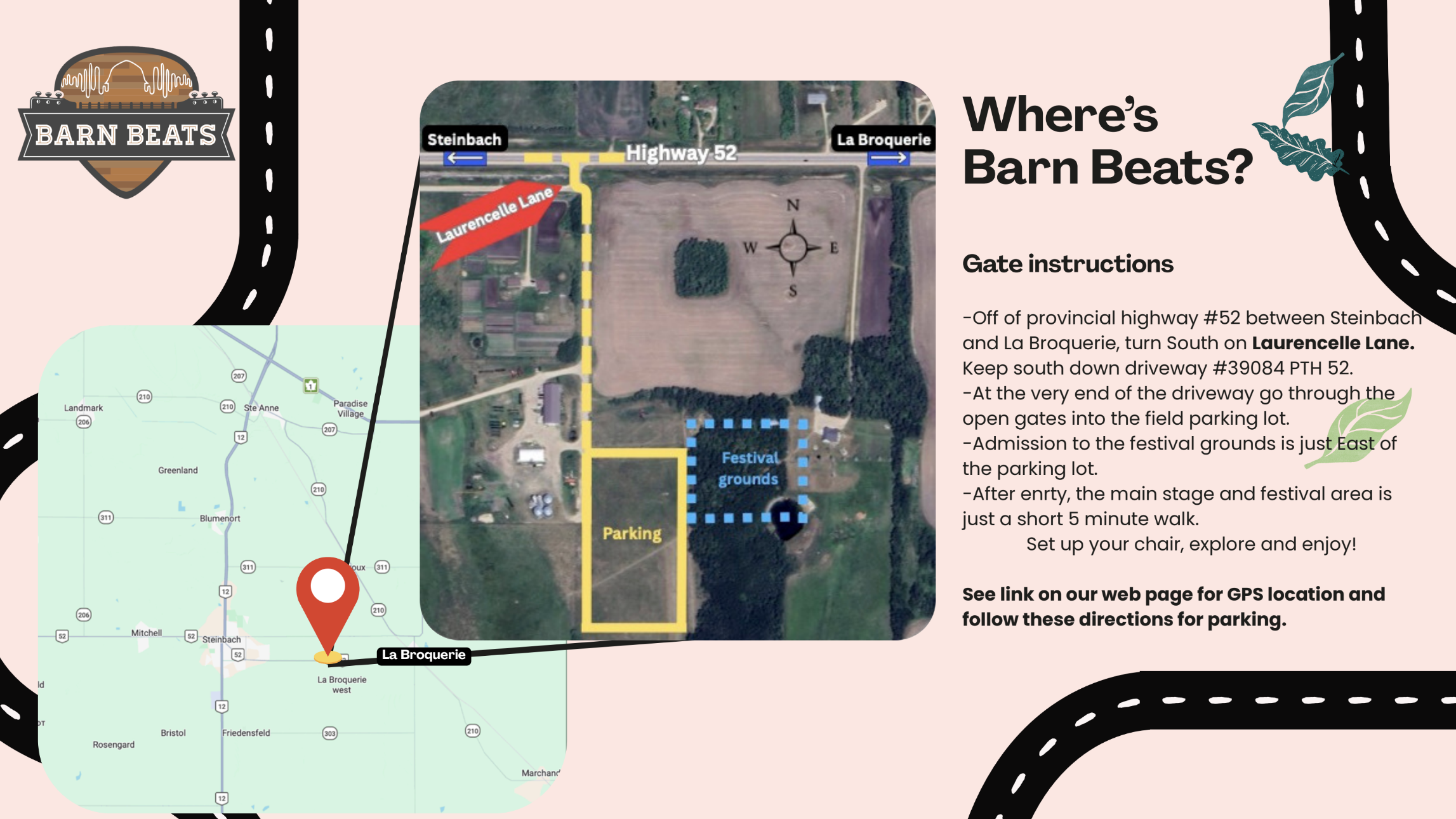 Barn Beats Location Map